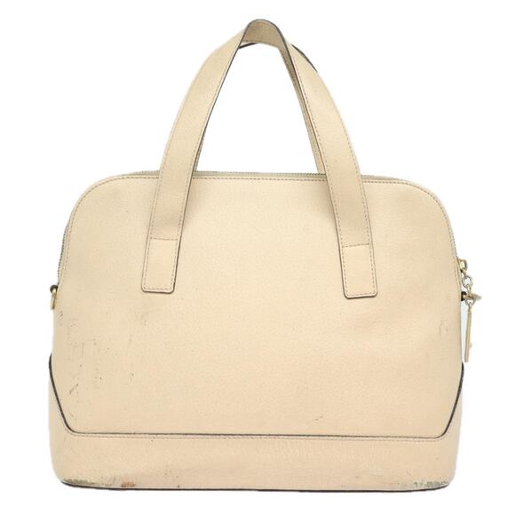 CELINE Hand Bag Leather Beige - Picture 3 of 13